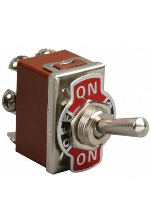 82608 Interruptor de Palanca 2 Polos 2 Tiros 3 Posiciones 15 Amperes