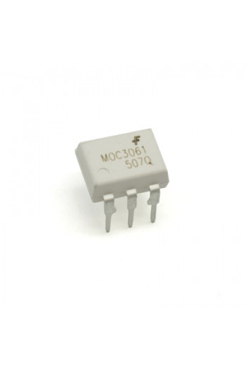 MOC3061 Optoacoplador Salida a TRIAC con Cruce por Cero