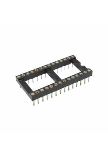 B28PM Base Holder Socket para Circuito Integrado de 28 Pines DIP Maquinado