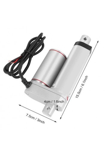 XS-575 Actuador Motor Lineal Carrera de 250mm 12V Torque  Fuerza 150kg