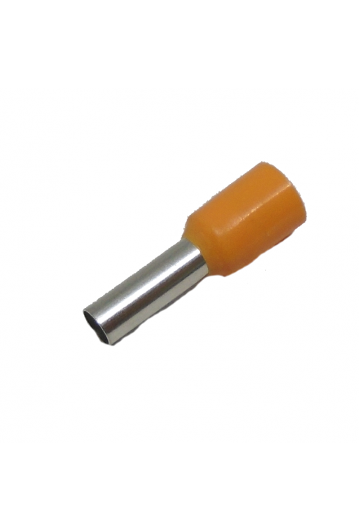 870-054 Terminal Tipo Ferrule Cilindrica Aislada Color Naranja 6 AWG