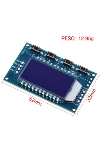 XS-437 Generador PWM 1 Canal con LCD 1Hz - 150KHz XY-LPWM