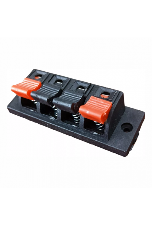 705-302 Conector Grande Para Bafle Rectangular de Atornillar 4 Terminales