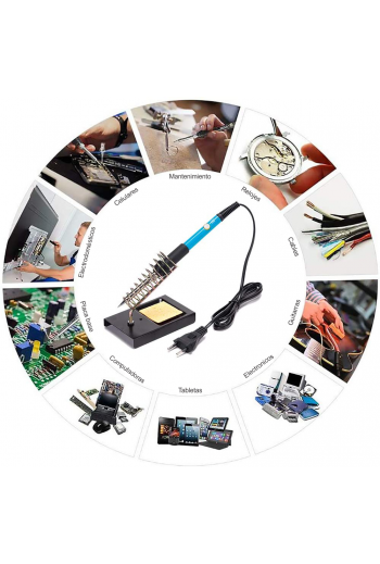 XS-288 Kit de soldadura, incluye Cautín de 60W , Desoldador y Estuche