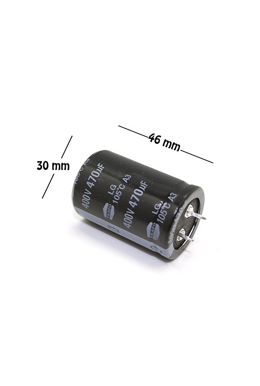 CE-470-400V Capacitor Electrolítico 470uF 400V 105C