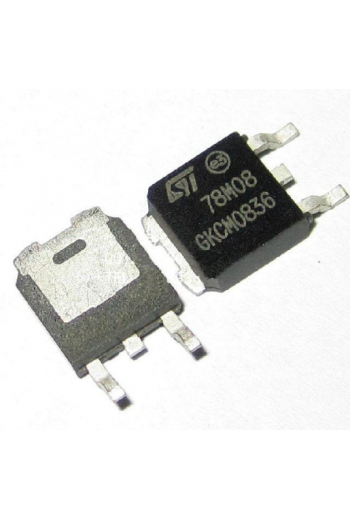 MC78M08CD Regulador de Voltaje Lineal Positivo 8V 500mA TO-252 SMD