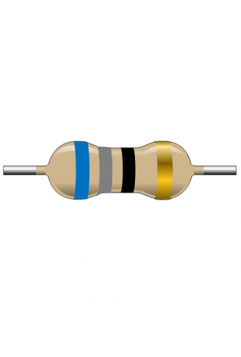 R68E-1 Resistencia de Carbón 68 ohms 1 Watt