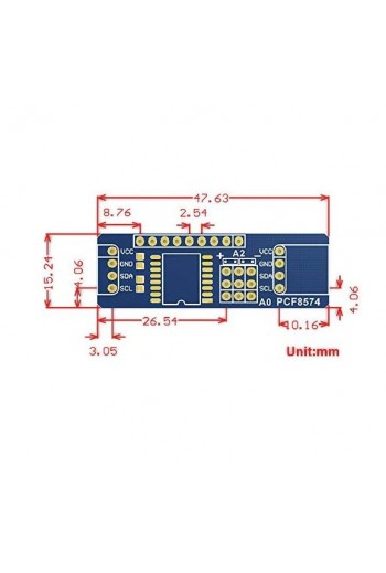 XS-517 Modulo PCF8574 Expansor I/O  E/S I2C IIC