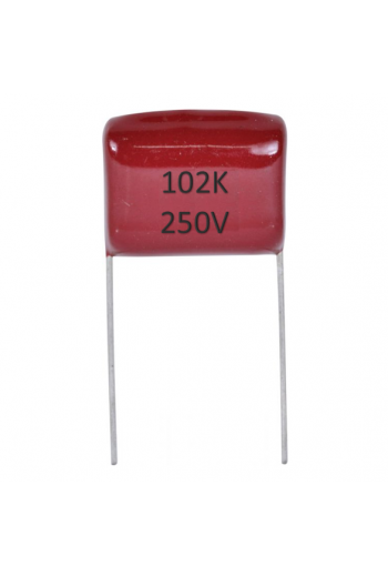 CP-.001-250V Capacitor de Poliester .001uF 1nF 250V 100-560