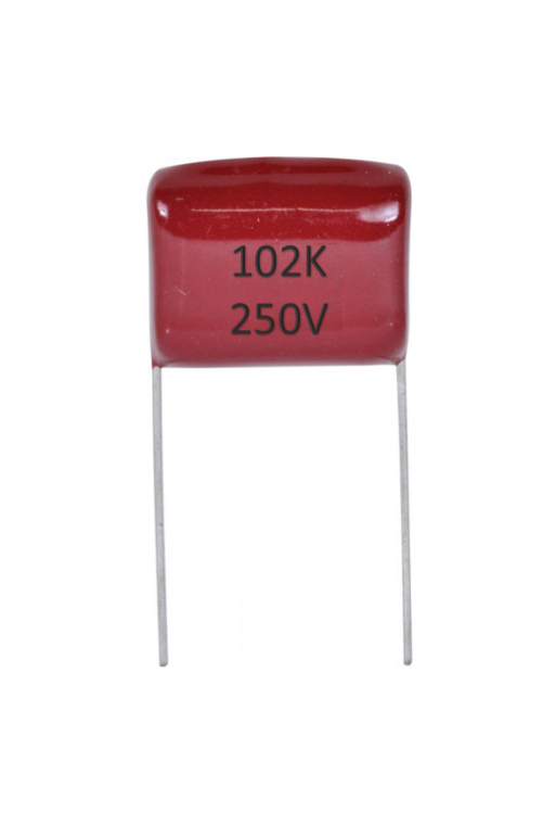 CP-.001-250V Capacitor de Poliester .001uF 1nF 250V 100-560