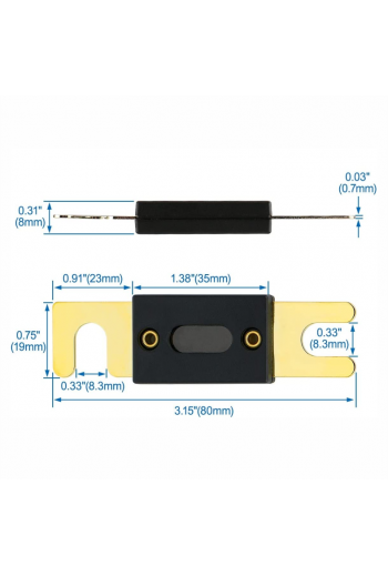 255-110 Par de Fusible ANL para Audio Car 200A, para 255-850