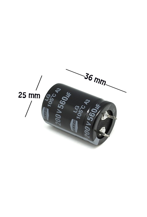 CE-560-200V Capacitor Electrolítico 560uF 200V 105C