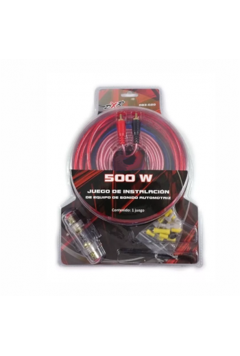 083-020 Kit de Instalación para Audio Car Automotriz Calibre 10 AWG 500W