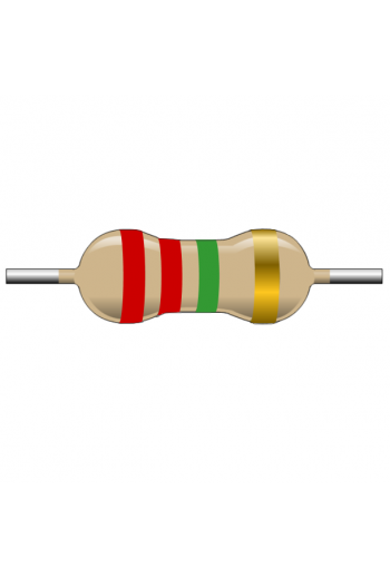 R2M2-1 Resistencia de Carbón 2M2 ohms 1 Watt
