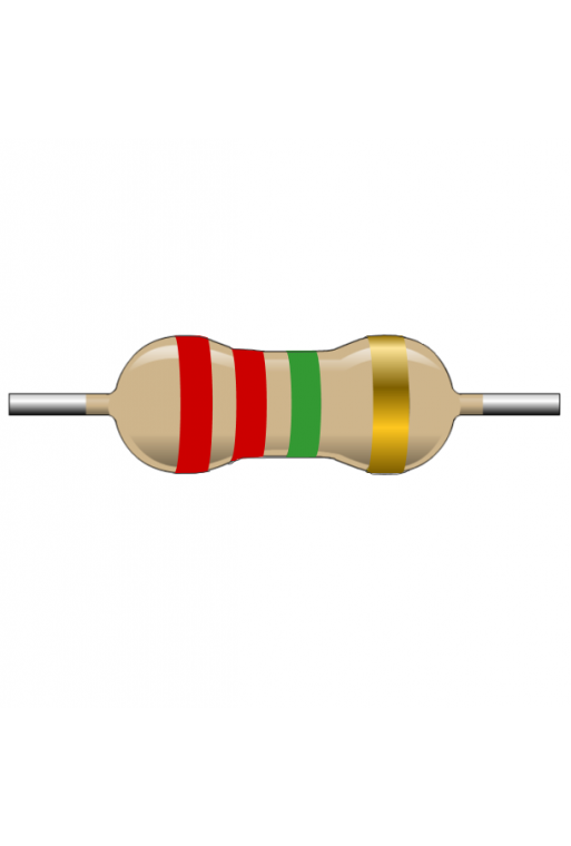 R2M2-1 Resistencia de Carbón 2M2 ohms 1 Watt