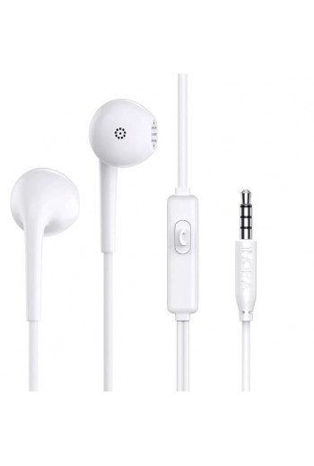 700-2008 Audífonos Alámbricos 3.5mm AUT117 Color Blanco
