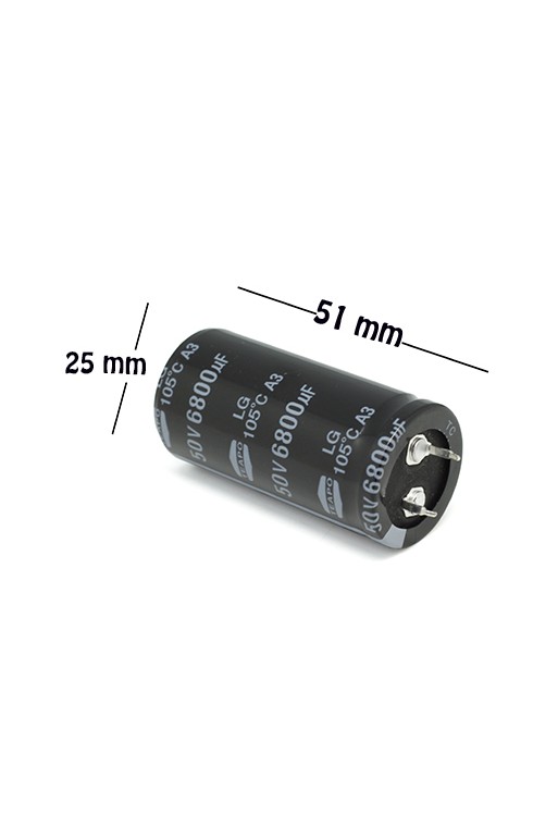 CE-6800-50V Capacitor Electrolítico 6800uF 50V 105C