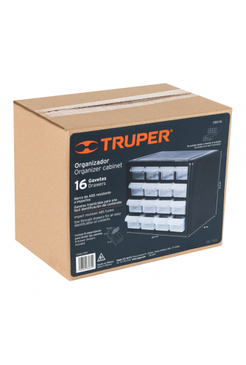 ORG-16 Organizador 10" con 16 Compartimentos 11851