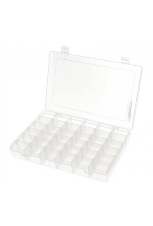 XS-319 Organizador Plástico 36 Divisiones Ajustables 27cm X 18cm X 4.5cm