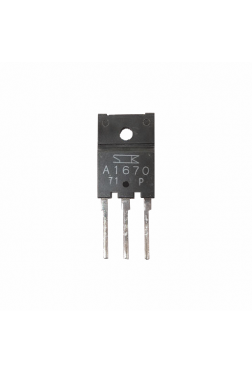 2SA1670 Transistor BJT PNP 80V 6A TO-3PML-3