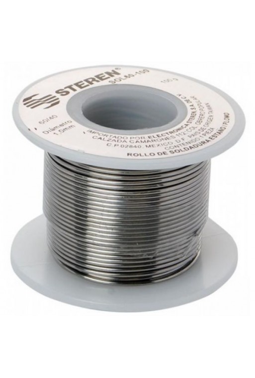 SOL60-100 Rollo de 100 gramos de Soldadura 60/40 de 1MM SOL60-100