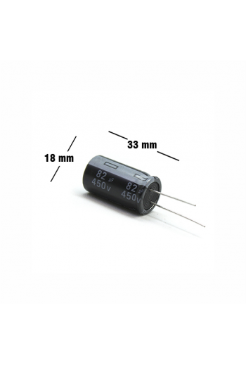 CE-82-450V Capacitor Electrolítico 82uF 450V 105C