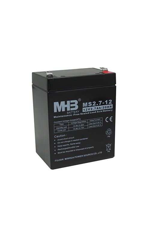 660-1006 Bateria Recargable Sellada de Acido Plomo 12V 2.7A MS2.7-12