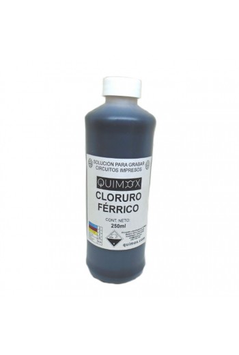 QUI-CLO-250 Cloruro Ferrico 250mL QUIMOX