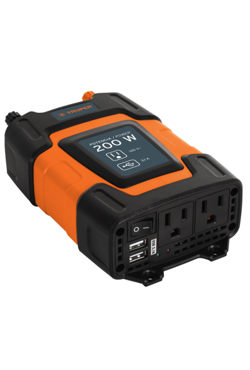 INCO-200 Inversor de Corriente Voltaje 200W para Automóvil 10448