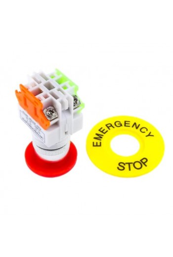 835-1000 Botón de Paro de Emergencia 660V 10A 22mm