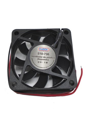510-736 Ventilador de Plastico Repuesto 5V 6X6X1.5CM