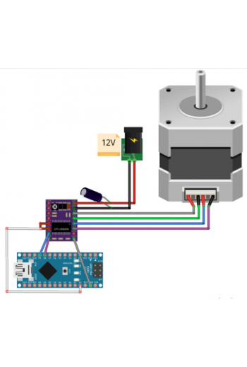 XS-261 Modulo Driver DRV8825 con Disipador REPRAP CNC