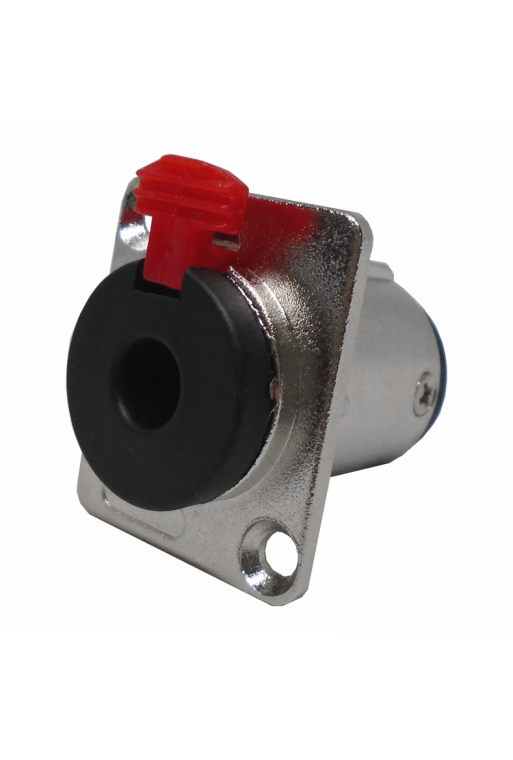705-448 Jack 6.3 mm Estéreo para Chasis con Seguro