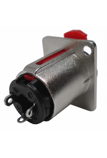 705-448 Jack 6.3 mm Estéreo para Chasis con Seguro