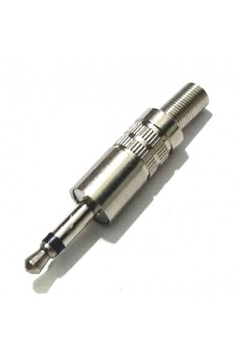 705-873 Plug 3.5mm Mono Metalico con Resorte