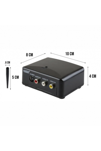 130-045-2 Convertidor Modulador de Audio y Video RCA a Radiofrecuencia RF