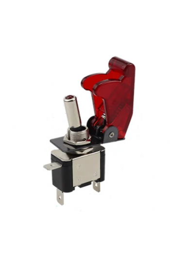 835-278 Interruptor con Cubierta de Seguridad e Indicador Piloto Rojo