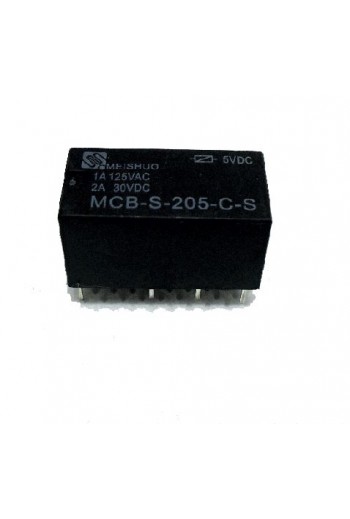 MCB-S-205-C-S Relevador 5V 1A 2P-4T 8 Pines