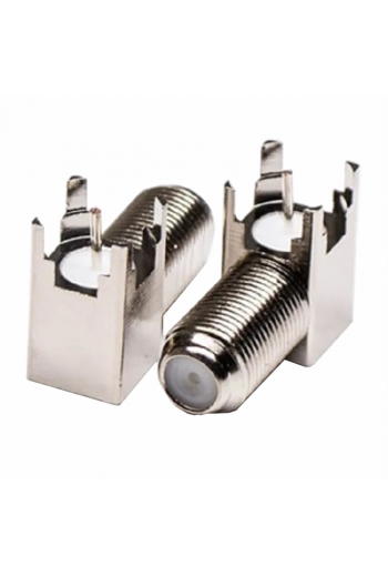 705-260 Conector Hembra Tipo F para Chasis a 90 Grados