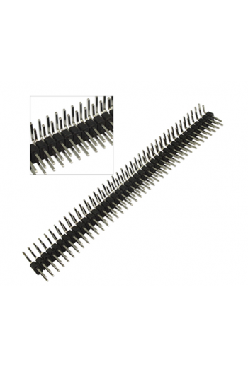 TM-40-DAR Tira de Pines 2 Lineas Angulo Recto