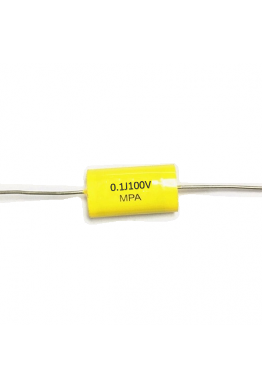 CP-.1-100V-AXIAL Capacitor de Poliester 0.1uF 100V