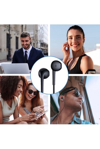 700-2004 Audífonos Alámbricos Tipo C AUT124 Color Blanco