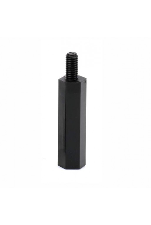 SEP-PLA-20 Separador Hexagonal Macho Hembra M3 20mm de Nylon Plástico Sin Tornillo