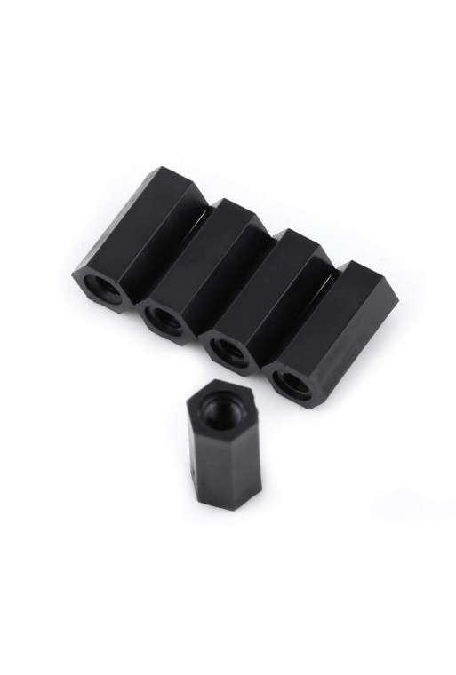 SEP-PLA-20H Separador Hexagonal Hembra Hembra M3 20mm de Nylon Plástico