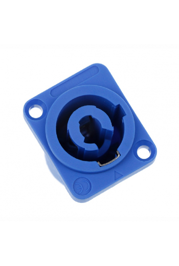 705-593 Conector Jack Hembra Powercon Tipo Neutrik, Color Azul, Plástico
