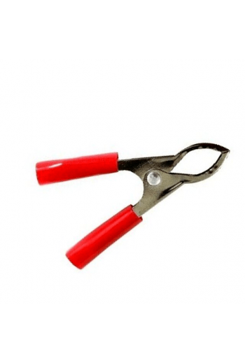 090-174 Caiman para Acumulador Tipo Tenaza 30 AMP Color Rojo
