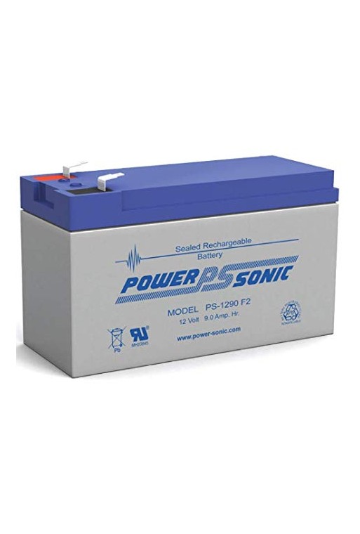 PS-1290 Bateria Recargable Sellada de Ácido Plomo 12V 9AH PS1290 POWER SONIC