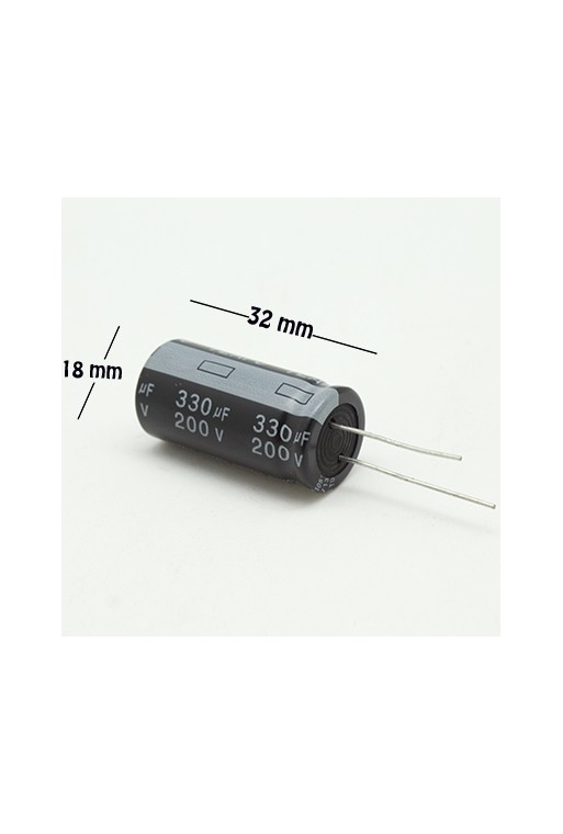 CE-330-200V Capacitor Electrolítico 330uF 200V 105C