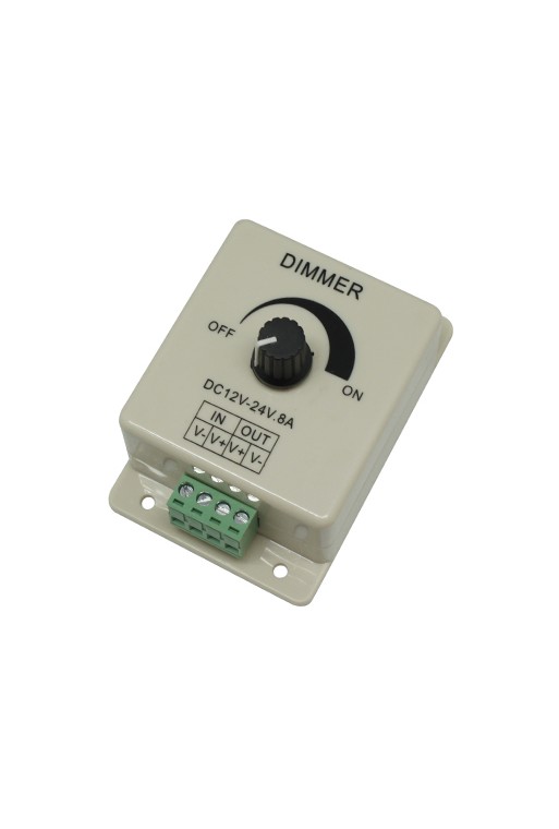 125-300 Controlador Dimmer de 12 a 24V 8A para Tiras LED