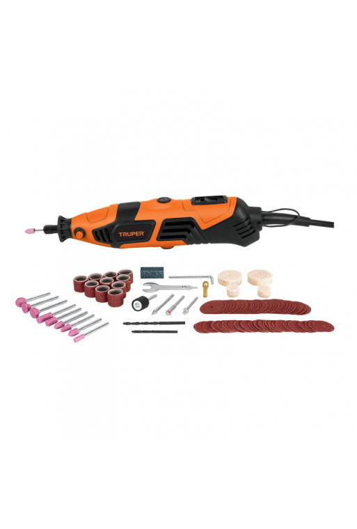 MOTO-A2 Herramienta Rotativa Mototool Mini Taladro Profesional 150W con 97 Accesorios 17449